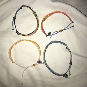 Bundle of 4 puravida bracelets